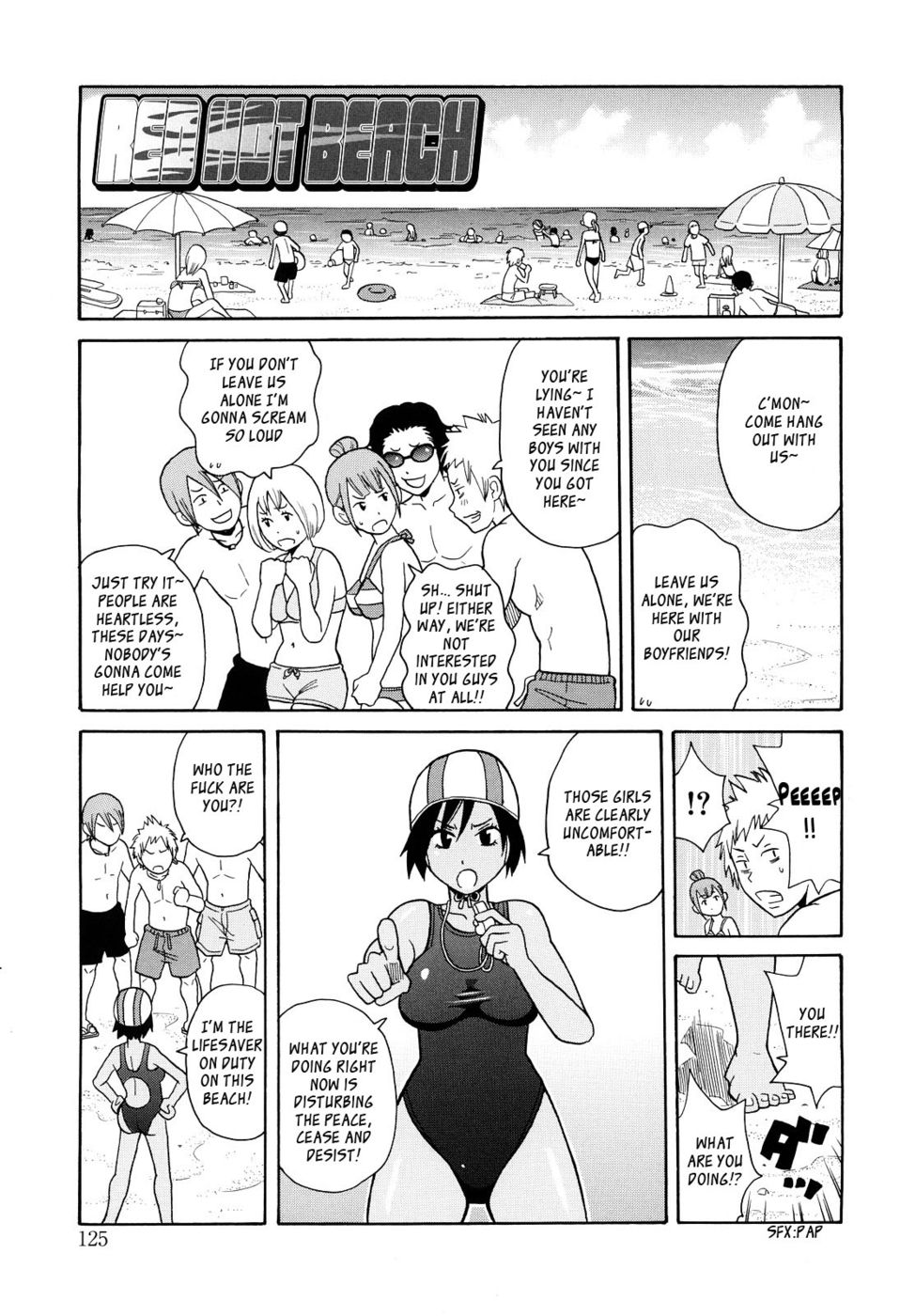 Hentai Manga Comic-Red Hot Beach-Read-1
